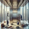 Workers-Performing-an-Elevator-Installation-Service